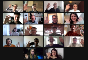 Screenshot of the 18 participants in the Regenerative Design Lab second cohort